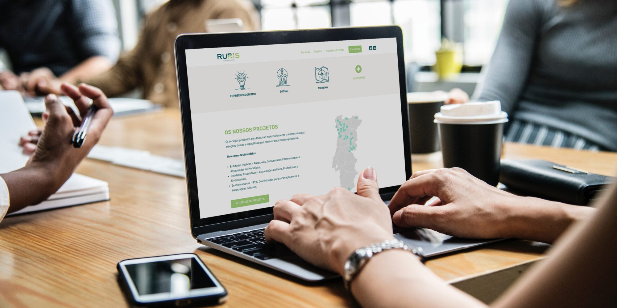 Website Ruris | Desenvolvimento Web | Portfólio Espaço Visual